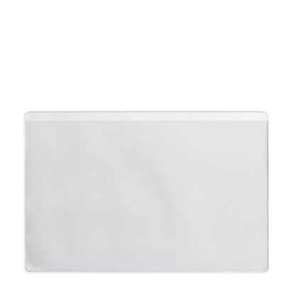 Visitenkartentaschen, selbstklebend, PP-Folie 95 x 60 mm  | Vorderfolie verkürzt 