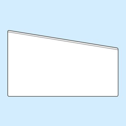 Rechtecktaschen, selbstklebend 110 x 65/45 mm  | Breitseite  | ohne Füllhöhe  | PP 