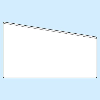 Rechtecktaschen, selbstklebend 217 x 130/95 mm  | Breitseite  | ohne Füllhöhe  | PP 