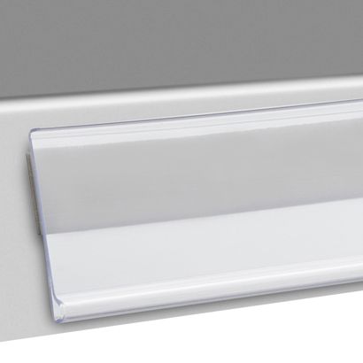 Scannerschiene DBR, selbstklebend 18 mm | 100 mm | transparent  | zum Kleben (Schaumklebeband) 