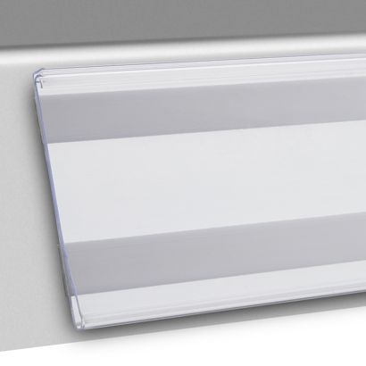 Scannerschiene DBR, selbstklebend, mit C-Raste 64 mm | 1000 mm | zum Kleben (Schaumklebeband) 