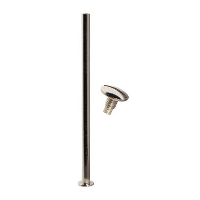Buchschrauben, vernickelt Hülse glatt, Schraube geschlitzt | 110 mm