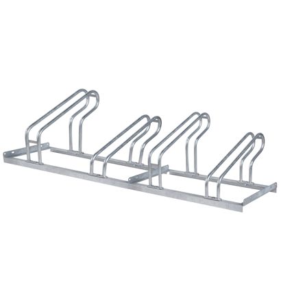 Fahrradständer Boden, Metall 4 Fahrräder 