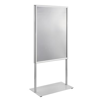 Plakatständer A1 doppelseitig, NEO silber