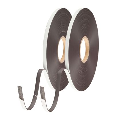 Magnetband mit Gegenstück, selbstklebend 12,7 mm | C+D (SET) - Standardkleber