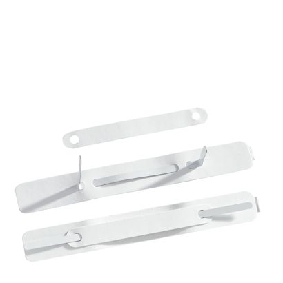 Mécanismes de reliure en carton, autocollants, blancs, 150 x 20 mm 