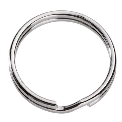 Anneaux pour porte-clé, nickelée 30 mm