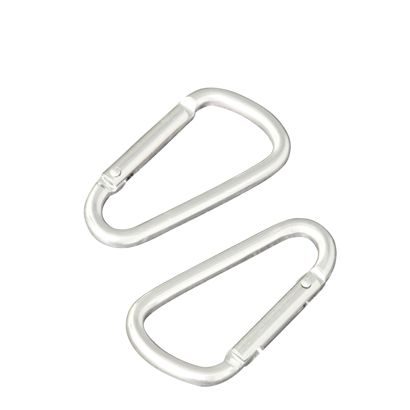 Karabinerhaken, Aluminium silber | 48 mm