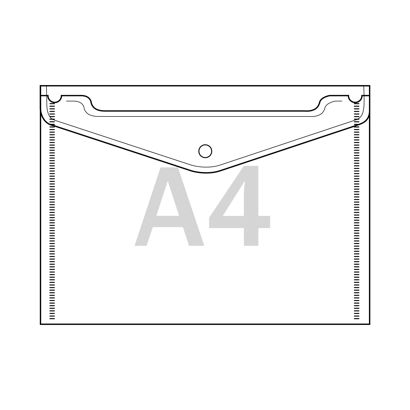 Porte-document pour format A4, film PP 180 microns 
