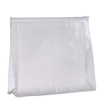 Pochettes à fermeture par curseur coulissant pour contenu format A5, ouverture sur le grand côté, transparent 