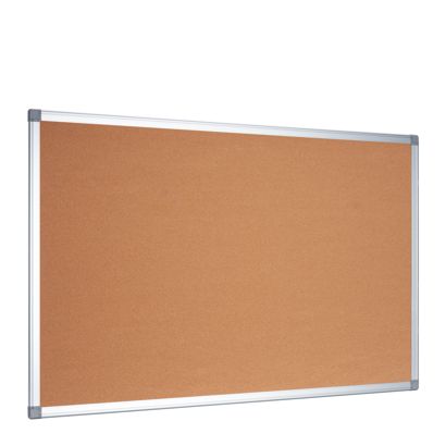 Pinnwand Kork mit Aluminiumrahmen 90 x 60 cm