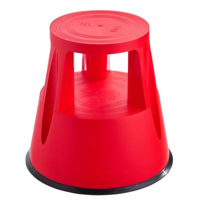 Tabouret roulant, en plastique, 2 marches null
