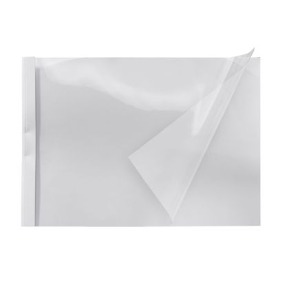 Thermobindemappe A4 Quer, Karton, bis 40 Blatt, weiß 4 mm