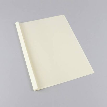 Thermobindemappe A4, Lederkarton, 30 Blatt, rohweiß | 3 mm | 250 m