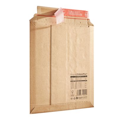 Versandtasche Karton A4 Plus, 250 x 360 x 50 mm, braun 