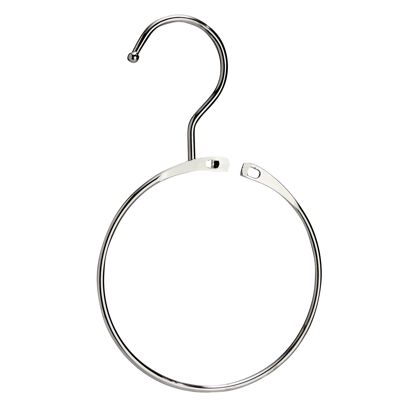 Warenringe mit Haken, 120 mm, vernickelt 