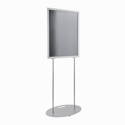 Plakatständer doppelseitig B2, Ovalfuß 
