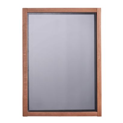 Tableau noir mural en bois MULTI, avec ardoise et cadre magnétique 