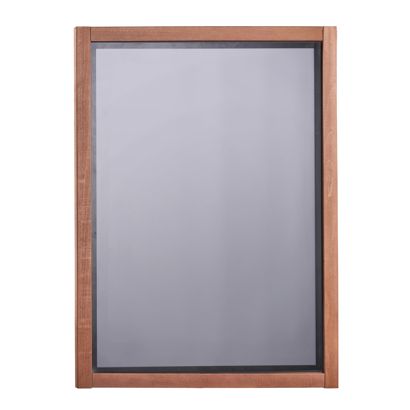 Wandtafel Holz MULTI, mit Kreidetafel und Magnetrahmen 