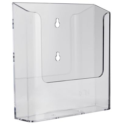 Wandprospekthalter, Polystyrol, transparent PTXD, 1 x transparent | A5