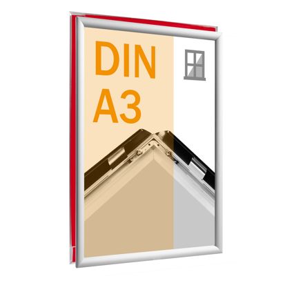 Fenster Klapprahmen A3 silber