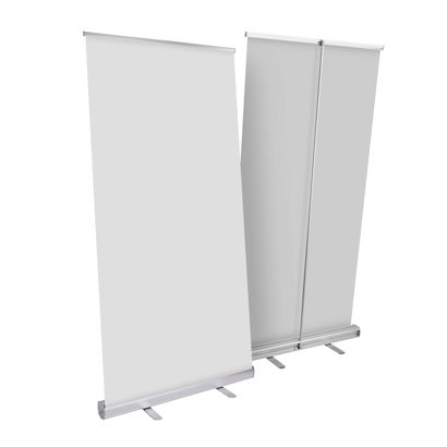 Roll Up Standard, sans impression, 200 x 100 cm | argent 