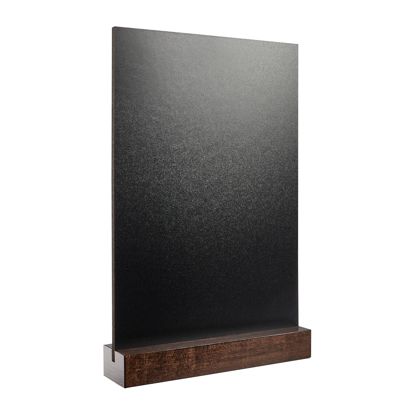 Tableau ardoise de table noir|brun foncé  | A4 - 210 x 297 mm 