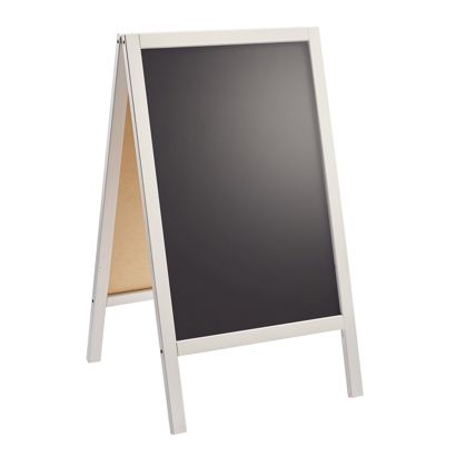 Stop-trottoir en bois WOOD-STOP Lite S, tableau 44 x 66 cm, blanc null
