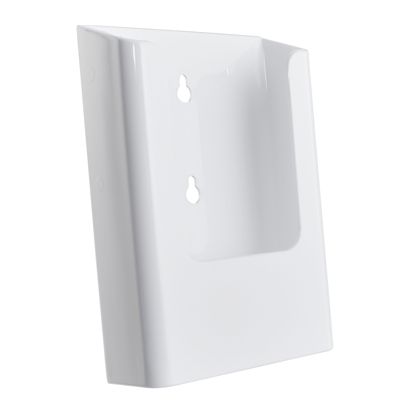 Porte-brochures mural, polystyrène, transparent PTXD, 1 x null | 1/3 A4