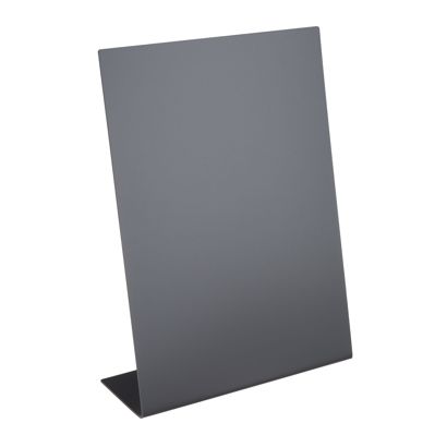 L-Aufsteller Kreidetafel, schwarz Hochformat | A4