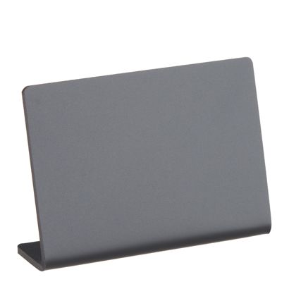 L-Aufsteller Kreidetafel, schwarz Querformat | 70 x 50 mm