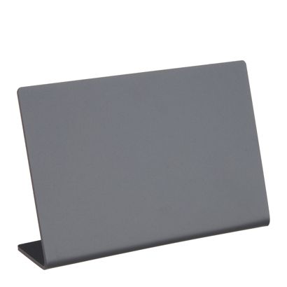 L-Aufsteller Kreidetafel, schwarz Querformat | 120 x 80 mm