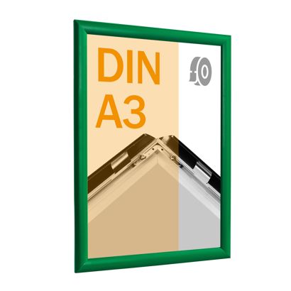 Klapprahmen A3, selbstklebend Gehrung | grün