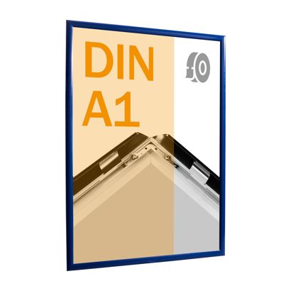 Cadre clic-clac rabattable, aluminium, A1, adhésif null | null