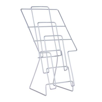 Prospekthalter JACKSON aus Draht, silber, A4 x 3