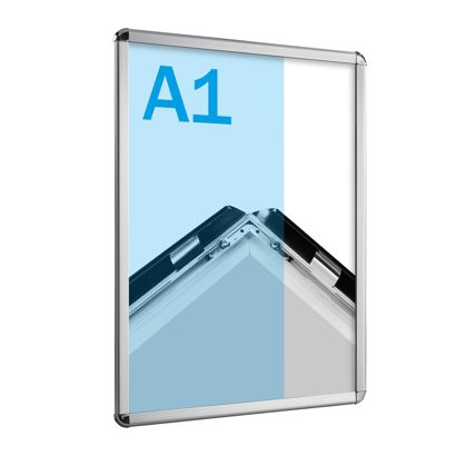 Klapprahmen A1 Standard Rondo | silber | 32 mm