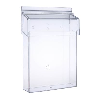 Prospektbox wetterfest mit Deckel, robust A5 