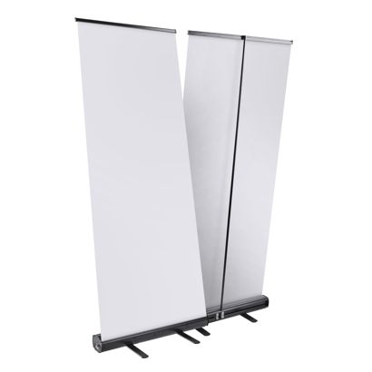 Roll Up Standard, ohne Druck, 200 x 85 cm | schwarz