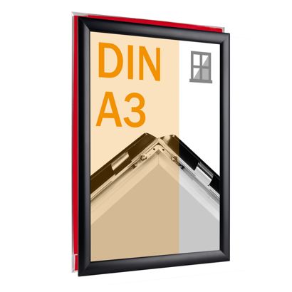 Fenster Klapprahmen A3 schwarz