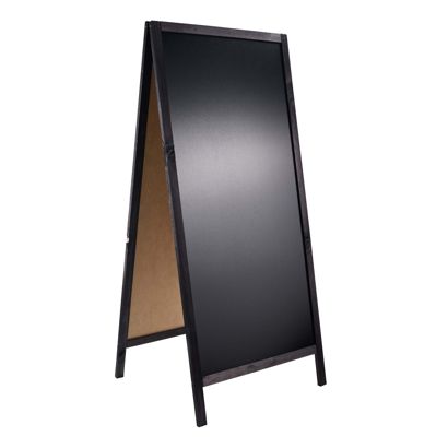 Stop-trottoir en bois WOOD-STOP Lite XL, 64 x 136 cm noir 