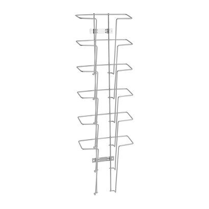 Wandprospekthalter JACKSON aus Draht, Metall, silber 6 | Hochformat | A4