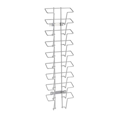 Wandprospekthalter JACKSON aus Draht, Metall, silber 9 | Querformat | A6