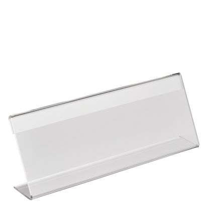 L-Aufsteller, Acryl Querformat | 210 x 76 mm