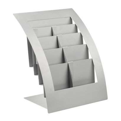 Tischprospekthalter VARIA, A4/ A5/ DIN lang, Fächer 5