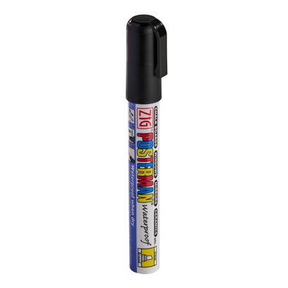 Kreidestift, 1 Stück 6 mm | schwarz | wasserfest