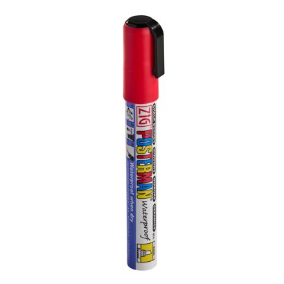 Kreidestift, 1 Stück 6 mm | rot | wasserfest
