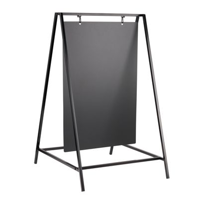 Stop-trottoir ardoise Swing, 50 x 70 cm, noir 