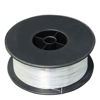 Heftdraht aus Eisen silber  | No. 25 - ⌀ 0,55 mm  | Spule mit ca. 2 kg 