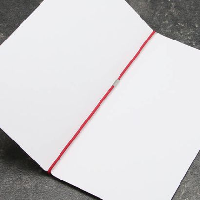Elastiques, refermés en bracelets rouge  | 410 mm