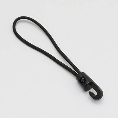 Gummispanner mit Haken 150 mm | schwarz 